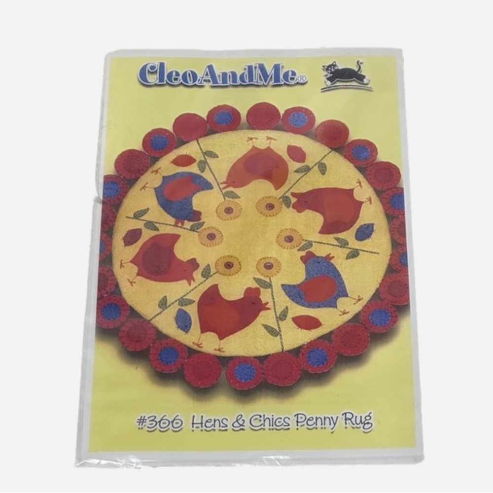 Cleo and Me Hrns and Chicks Penny Rug Pattern